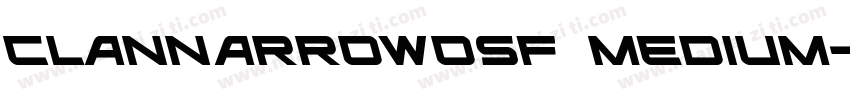 ClanNarrowOSF Medium字体转换